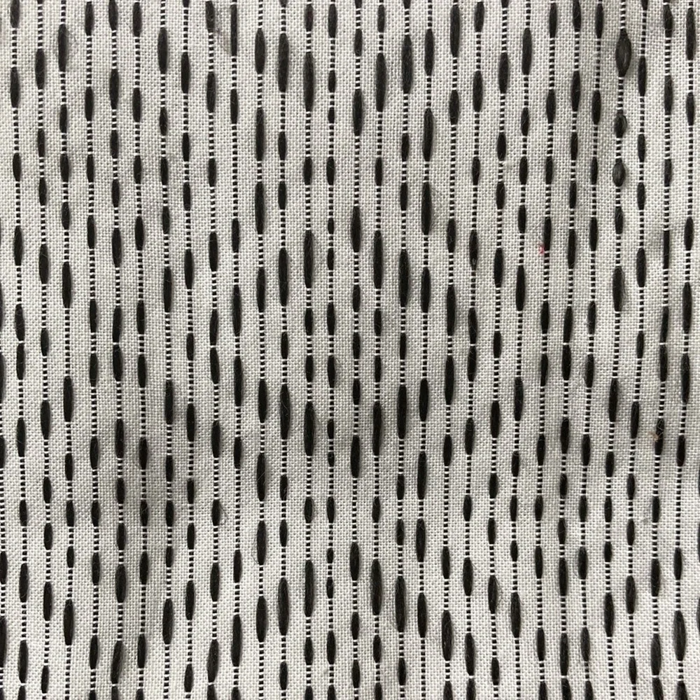 Envogue NCY Dana Textured Back and White Shower Curtain